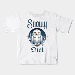 Snowy Owl Kids T-Shirt